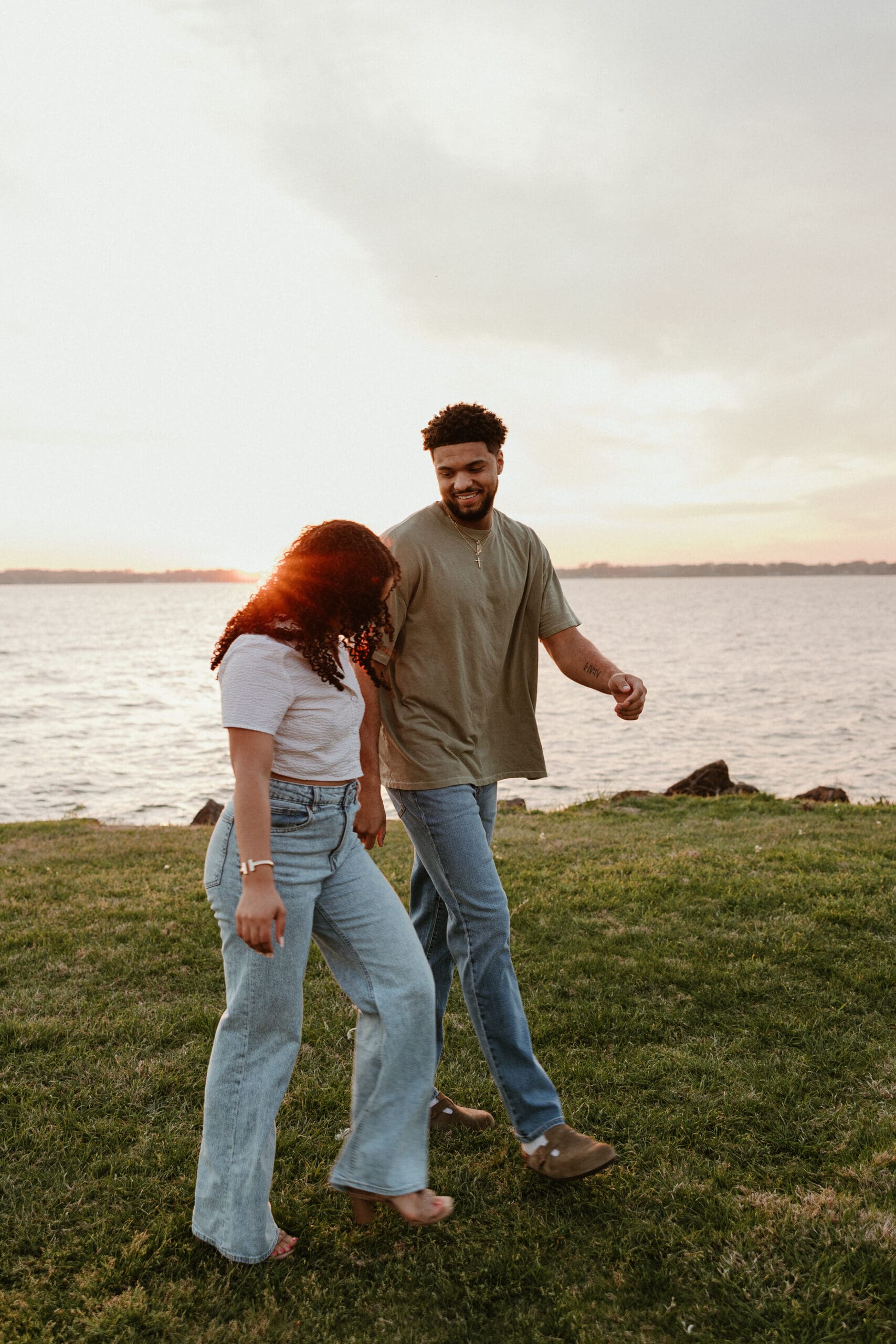 Blue hour couples photo session in Tyler, Texas
