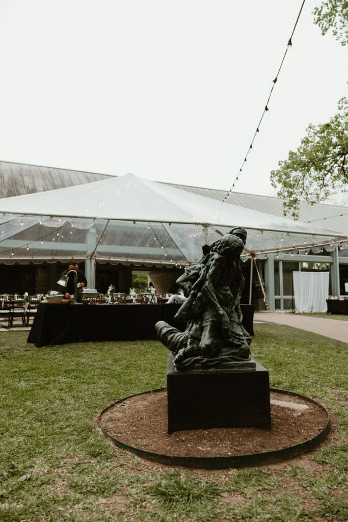 Art pieces at The Umlauf Sculpture Garden in Austin