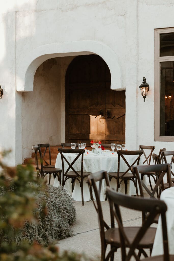 Elegant European-inspired villa wedding details near Austin, Texas.

